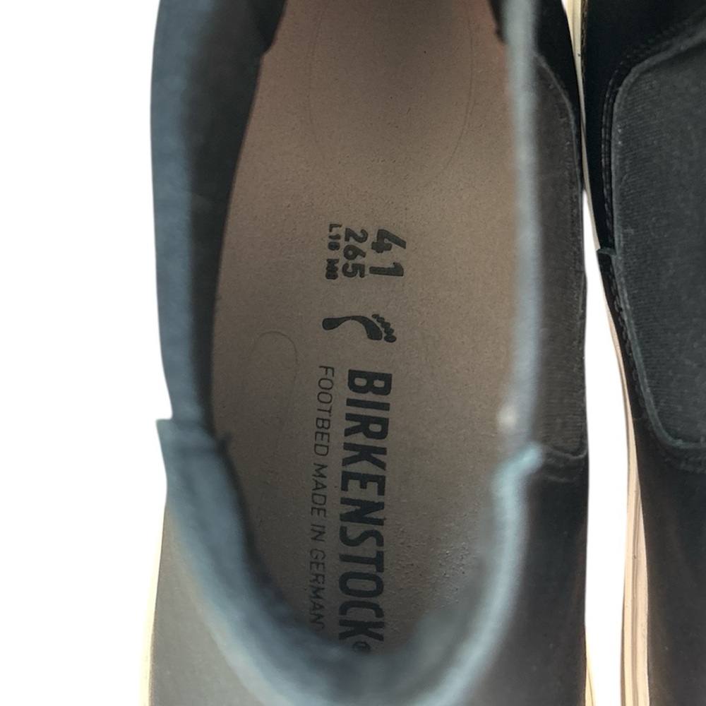 41N Birkenstock Bend Chelsea Boots Black Leather NWT - Picture 6 of 12